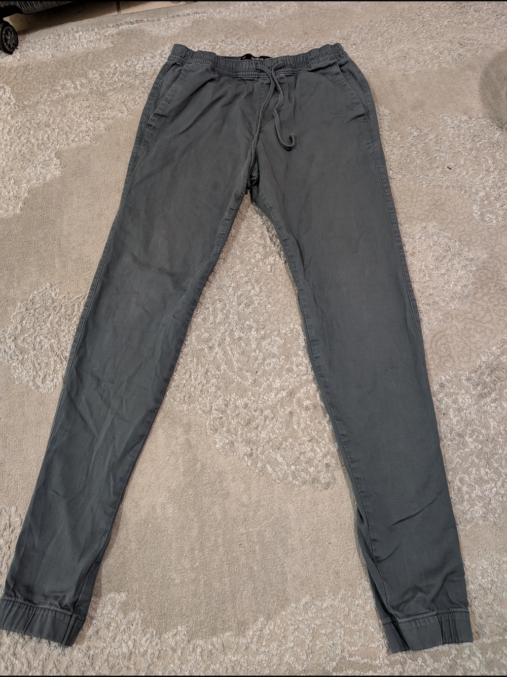 Hollister Men's  Gray Drawstring Joggers